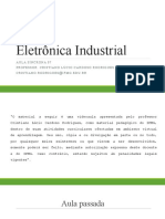 Eletrônica Industrial - Aula Síncrona 07 - Funcionamento Do TRIAC - Quadrantes de Operação Do TRIAC