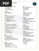 Calendário de Datas Comemorativas 2026 | PDF | Brasil