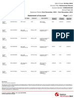 Account statement summary