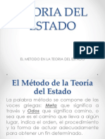 3 EL METODO EN LA TEORIA DEL ESTADO PDF Examen