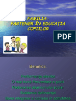 Prezentare Familia - Partener in Educatie