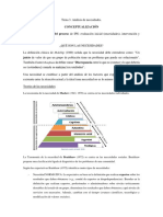 Análisis de necesidades y evaluación de necesidades en intervención psicosocial