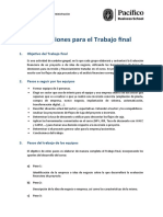 MBA Finanzas Corporativas Trabajo Final Instrucciones