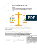 Comparación Entre Las Metodologías Waterfall y Agile