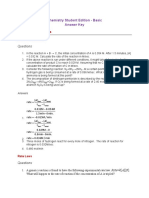 Chemistry Rate Laws & Reaction Mechanisms