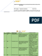 ANEXO 1. Plan de Mejoramiento Lenguaje Tercero