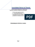 Portfólio Interdisciplinar Primeiro Período de Análise de Sistemas - UNOPAR / 2011 - Adson Honori