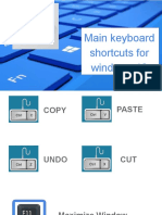 Main Keyboard Shortcuts For Windows 10