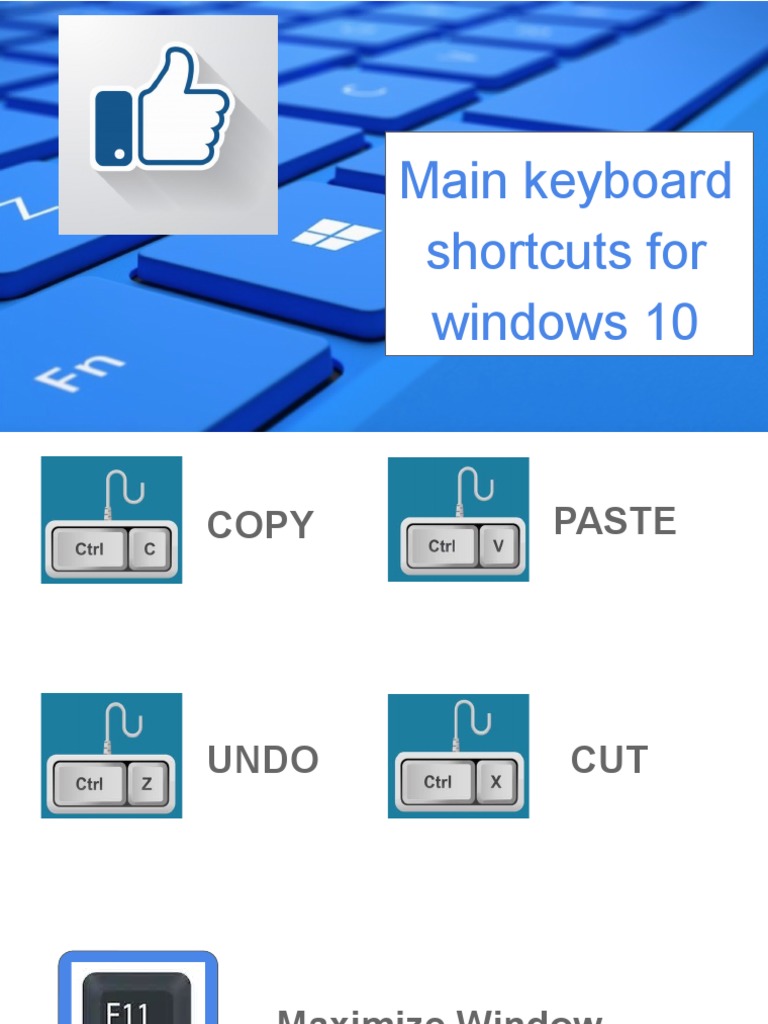 how to add a keyboard shortcut on windows 10