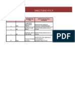 Directorio Proyectos e Implementos