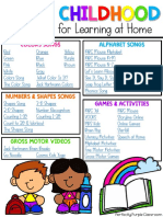 Early Childhood Resources For Home