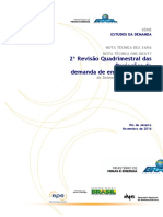 2 Revisão Quadrimestral Das Projeções de Carga e Consumo de Energia Elétrica 2016