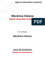 MecânicaClássica-Aula02-Estudo Dos Movimentos (25-02-21)