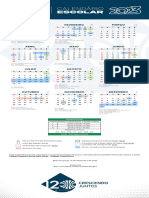 Calendário Escolar 2023 - Unidade Cidade Nova