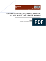 Contratos Inteligentes y Evaluación de Solvencia en El Credito Inmobiliario