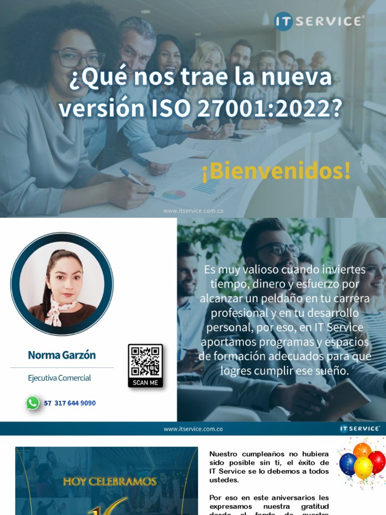 Cambios Clave en ISO 27001:2022 | PDF | Seguridad | La seguridad ...