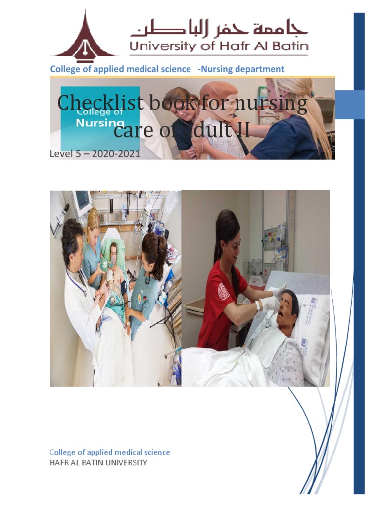 Checklist of Adult 2 2023Final PDF Hemodialysis Surgery