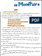 Résumé Économie Monétaire Et Financière (PDF)