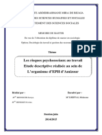 Les Risques Psychosociaux Au Travail