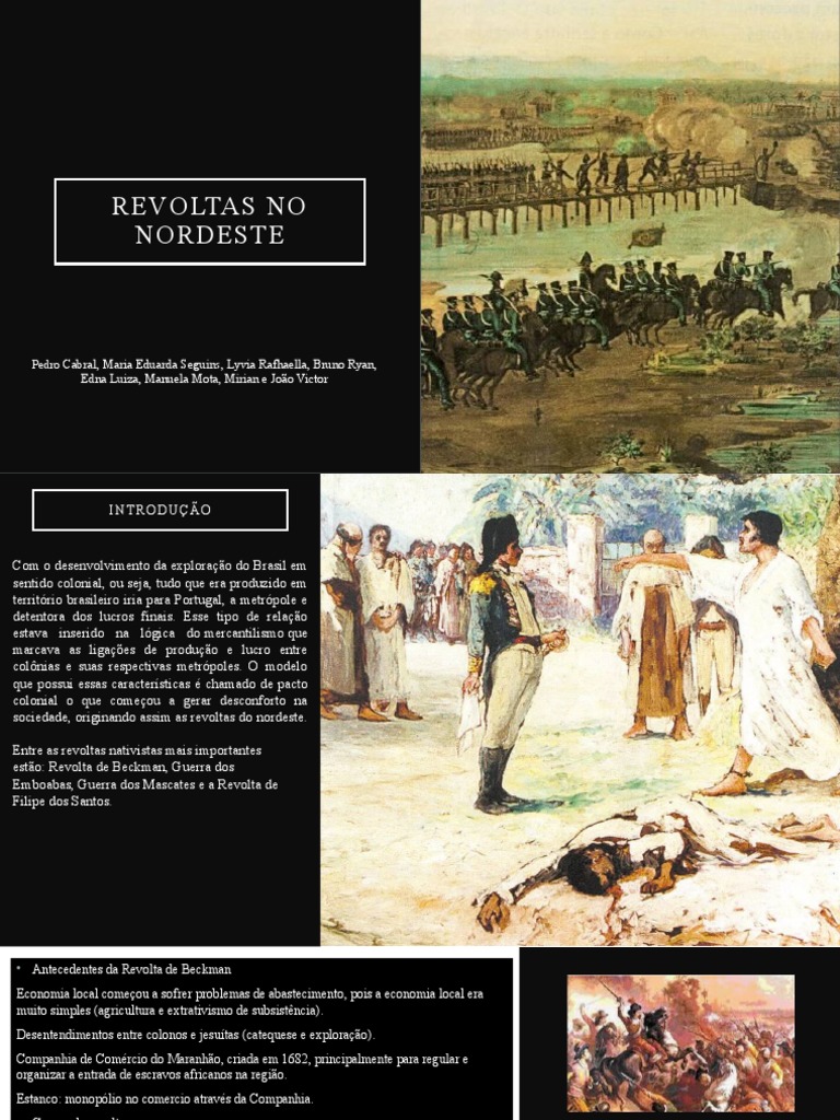 Revoltas No Nordeste | PDF | Brasil