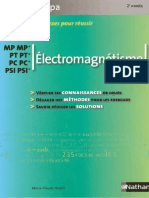 Electromagnetisme - MP - PC - PSI - PT - Classe Prepa Nathan