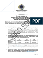 Pengumuman Hasil Seleksi Berkas Penerimaan Calon Pegawai Setempat (CPS) Pada Perwakilan Ri Di Luar Negeri Periode I Tahun Anggaran 20223