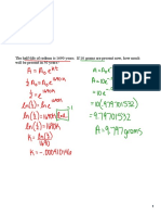 Logarithmic Exponential Review 3-15