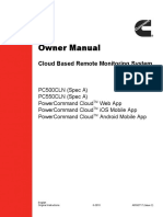 Owner Owner Manual Manual: Cloud Based Remote Monitoring System