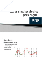 Conversão de sinal analógico para digital