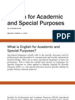 English For Academic and Professional Purposes An Introduction