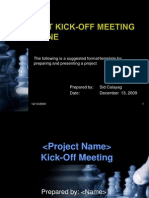 Kick Off Meeting Presentation