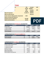 Presupuesto de Efectivo