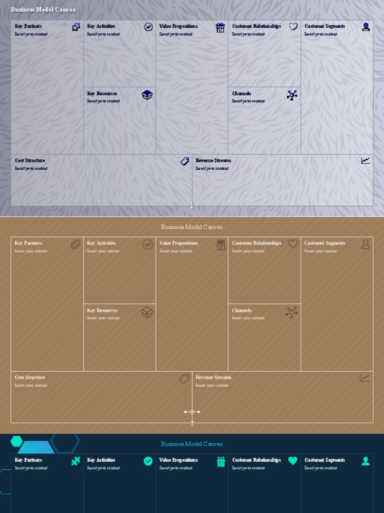 Business Model Canvas Template PDF Business Model Economics