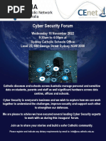 Cyber Forum Program 2022