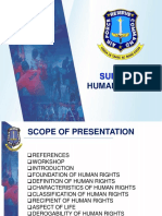 PRESENTATION OF HUMAN RIGHTS