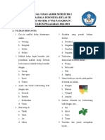 UAS BAHASA INDONESIA KELAS 3 Rev