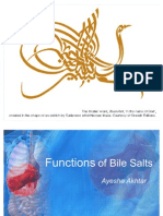 Functions of Bile Salts