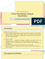 Komunikasi Pada Perempuan Dengan Disabilitas