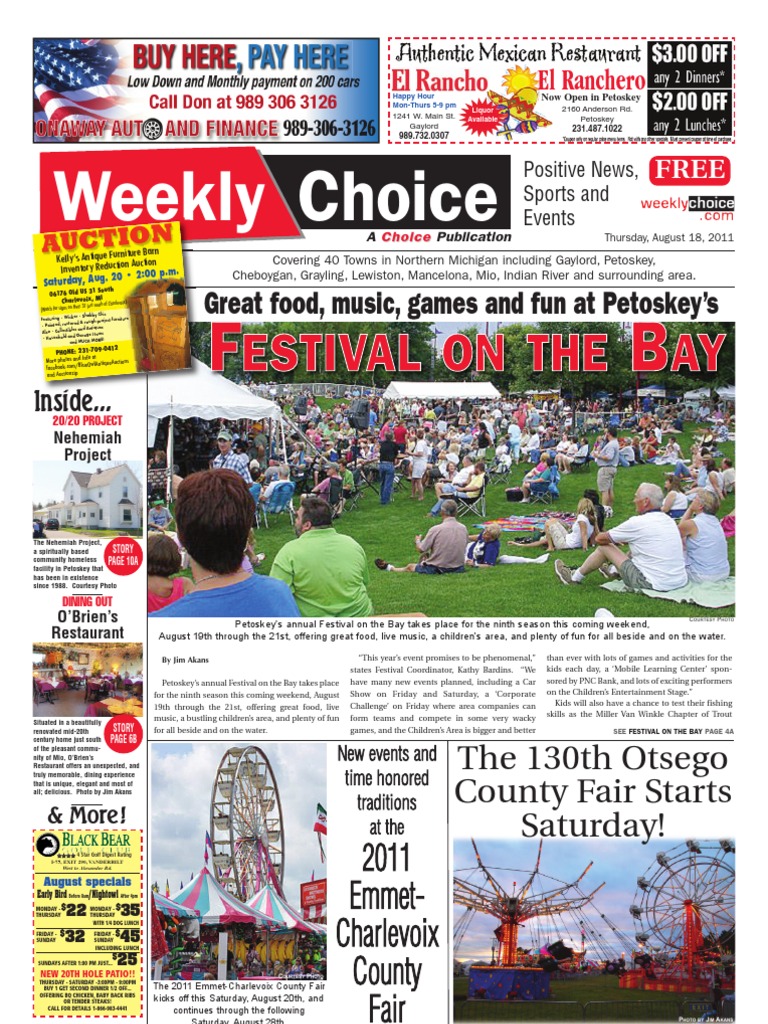 Weekly Choice - August 18, 2011 | PDF | Agriculture | Leisure