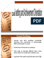 Goal Setting and Achivement Orientation