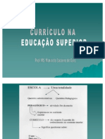 Curriculo Na Educ. Superior