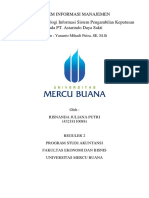 Sistem Informasi Manajemen Pemanfaatan Teknologi Informasi Sistem Pengambilan Keputusan Pada PT. Astarindo Daya Sakti