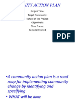 Community Action Plan in 40 Characters