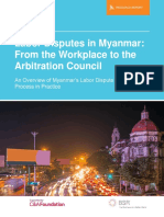 BSR Labor Disputes in Myanmar