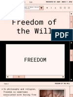 ED 237 Freedom of The Will