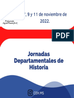 Programa de Jornadas Departamentales 2022