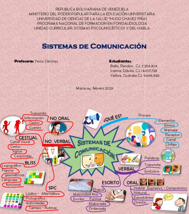 Mapa de Comunicación Verbal y No Verbal | PDF