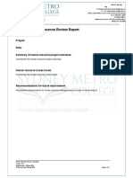 Human Resources Review Template 2