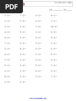 10以内乘法 乘以2 (50题) 2QA