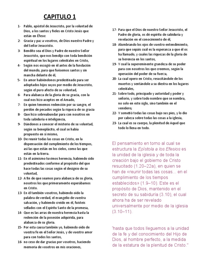Unidad de la Iglesia en Efesios | PDF | Cristo (título) | Jesús